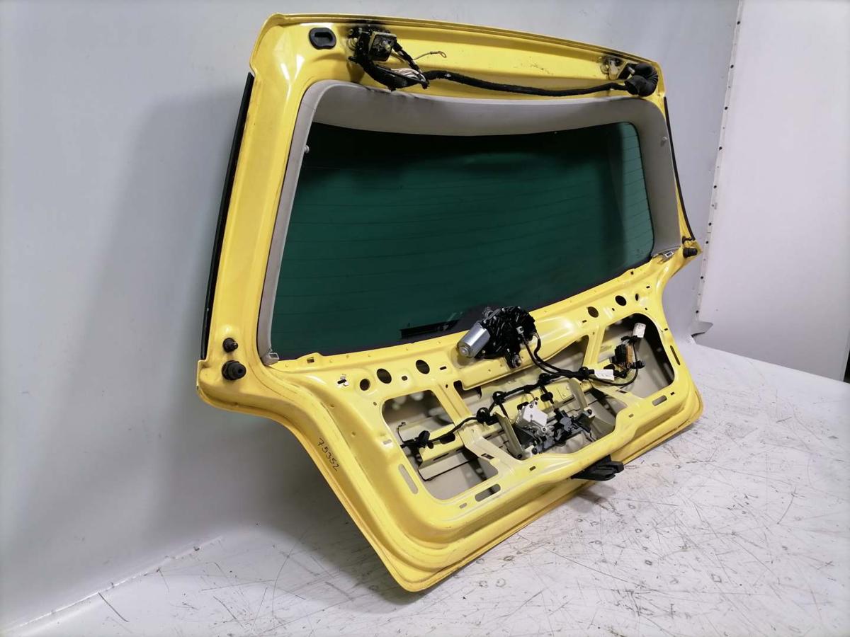 VW Polo 9N3 Bj.2007 original Heckklappe mit Heckscheibe LB1B Sunflower Yellow